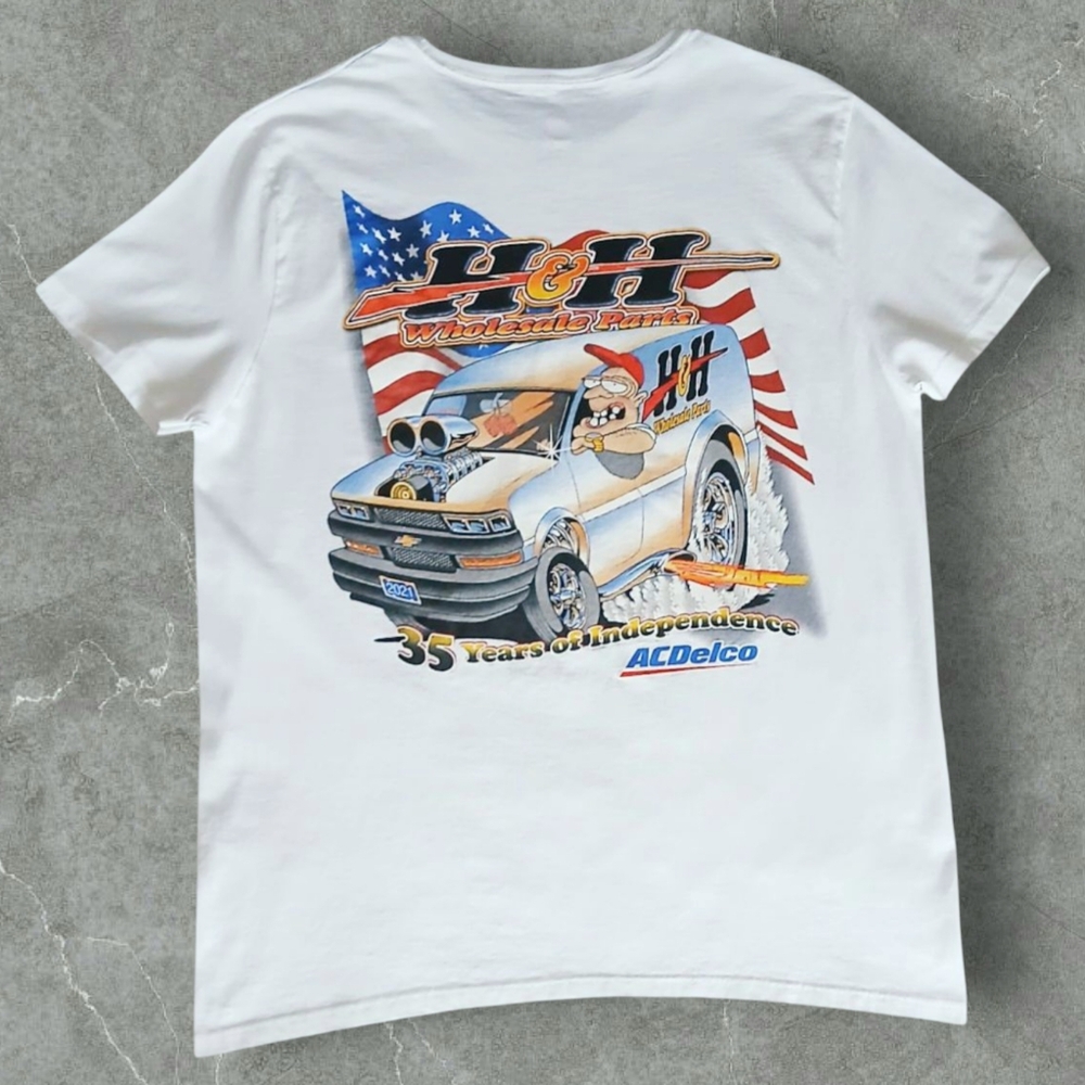 Hanes T-shirt Men's Large H&H Wholesale Parts